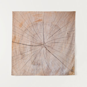 Brown wood slab tapestry
