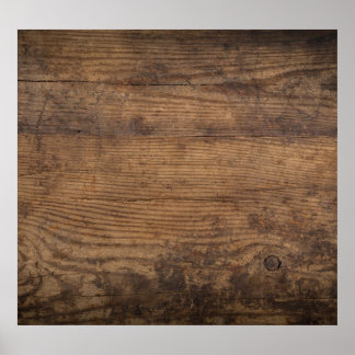 Brown Wood Texture Abstract Background Poster