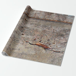 Brown wood wrapping paper