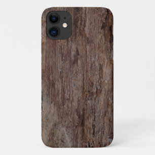 Brown Wooden BarkWooden Bark iPhone 11 Case