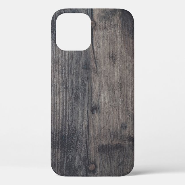 Brown wooden board Case-Mate iPhone case (Back)