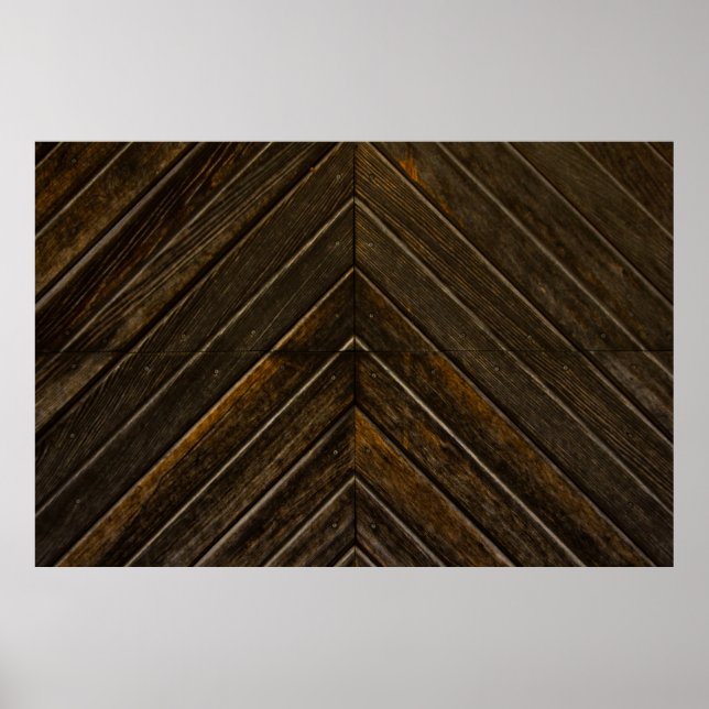 Brown wooden frame poster (Front)