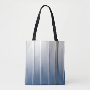 Brown wooden framed glass door tote bag