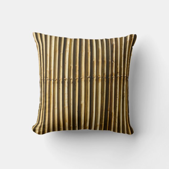 Brown wooden panel cushion (Front)