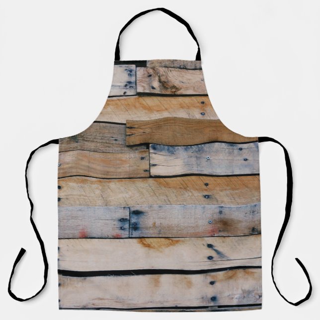 Brown wooden wall apron (Front)