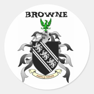 Browne Crest Sticker