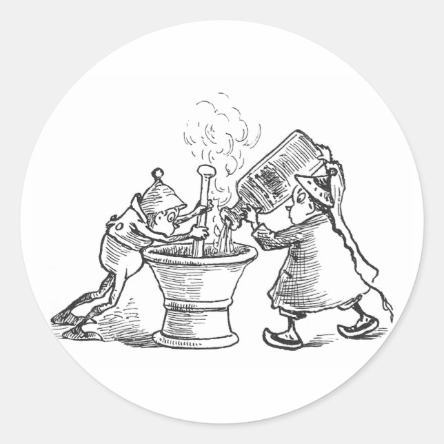 Brownie Apothecaries Classic Round Sticker (Front)