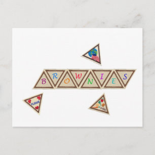 Brownie Badge Postcard