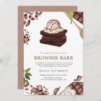 Brownie Bake | Baking Themed Housewarming Invitati