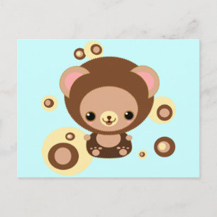 brownie bear postcard
