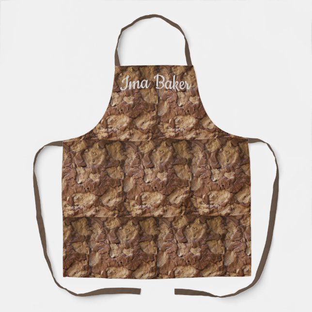 BROWNIE-COOKIE PRINT APRON (Front)