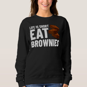 Brownie Cookie Recipe Bars Mix Keto Sweatshirt
