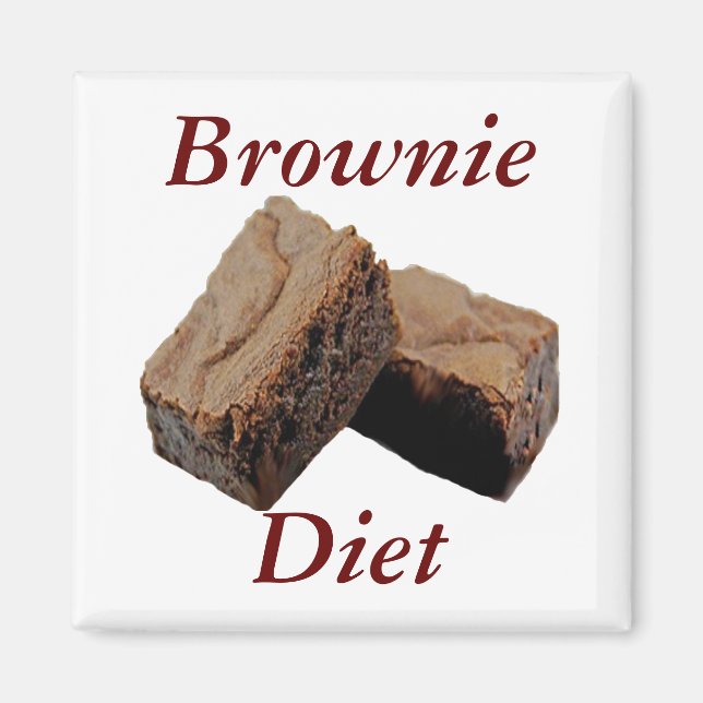 Brownie Diet Magnet (Front)