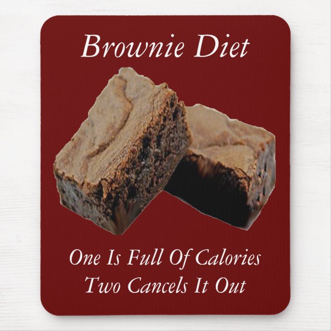 Brownie Diet Mouse Mat (Front)