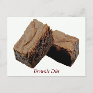 Brownie Diet Postcard
