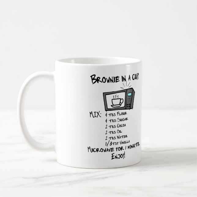 BROWNIE IN A CUP! COFFEE MUG (Left)