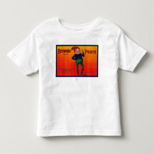 Brownie Pear Crate Label Toddler T-Shirt