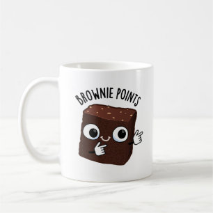 Brownie Points Funny Snack Pun  Coffee Mug