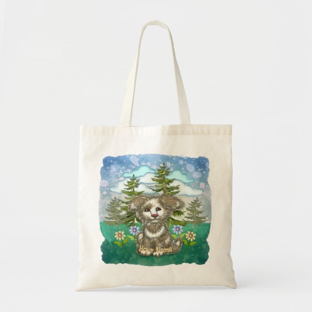 Brownie Pup Dog  Tote Bag (Front)