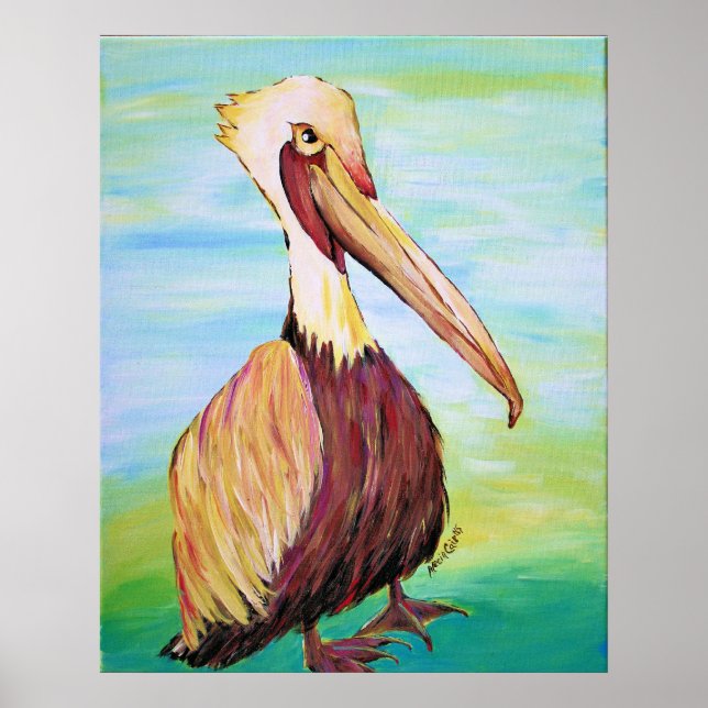 Brownie the Pelican Poster (Front)