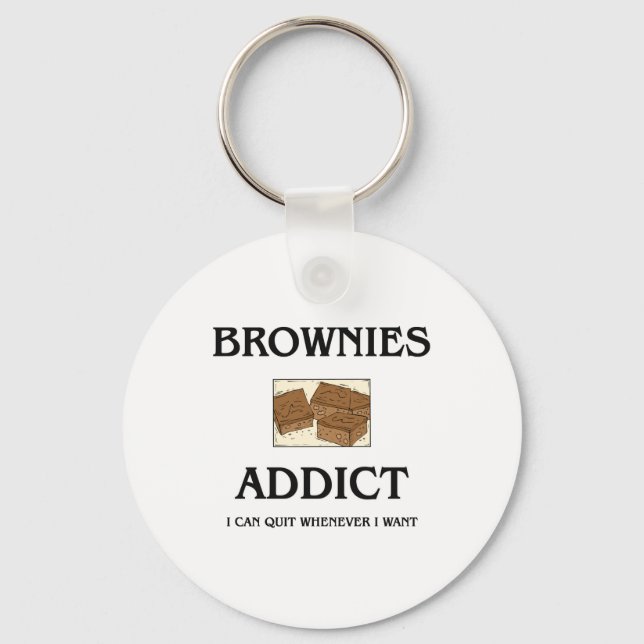 Brownies Addict Key Ring (Front)