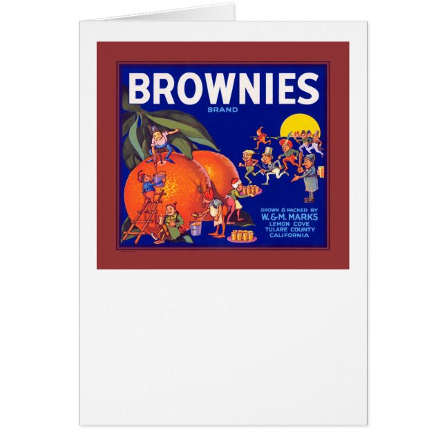 Brownies Brand California Oranges (Front)