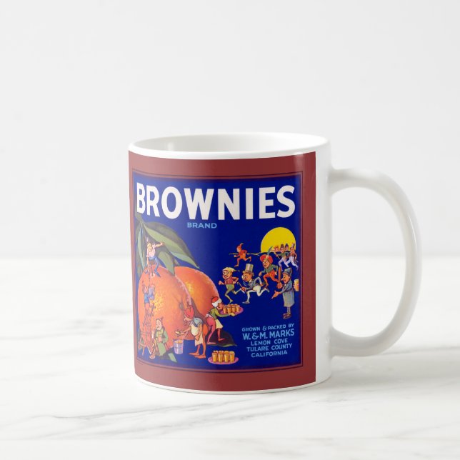 Brownies Brand California Oranges Coffee Mug (Right)