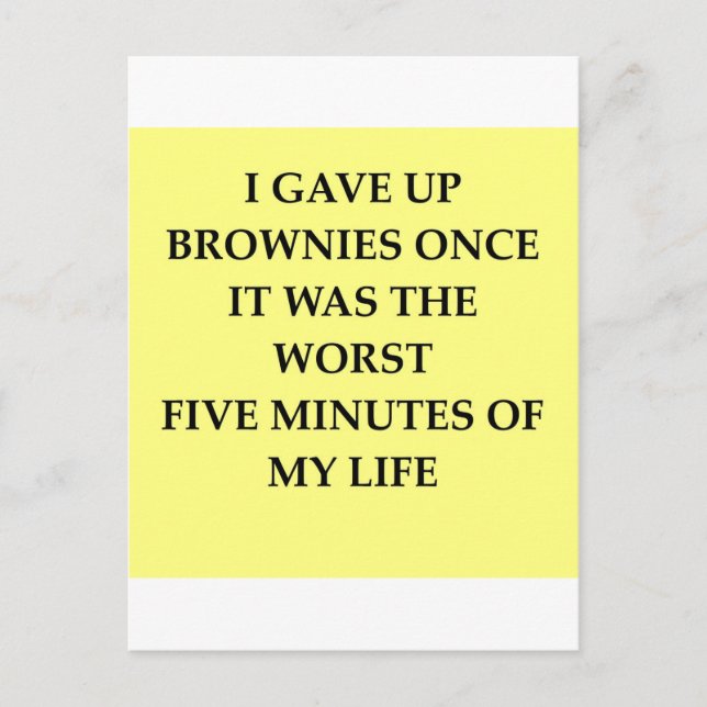 BROWNIES.jpg Postcard (Front)