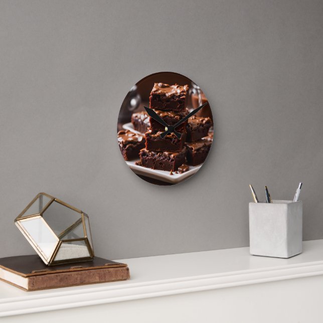 Brownies Round Clock (Office)