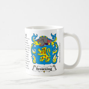 Browning Family Coat of Arms Mug
