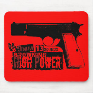 Browning Hi-Power Mouse Mat