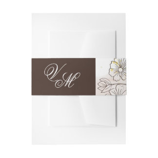 Browning On Love Wedding Invitation Belly Band