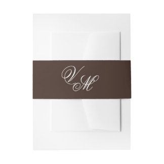 Browning On Love Wedding Invitation Belly Band