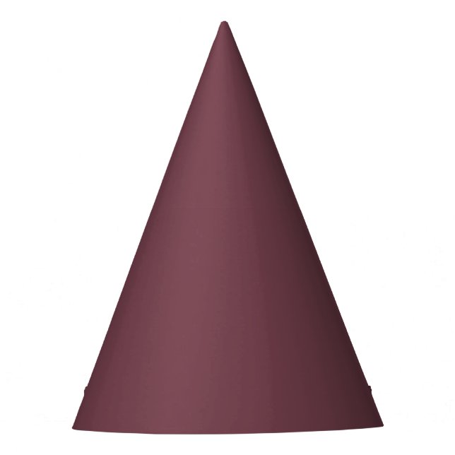 Brownish Purple Party Hat (Front)