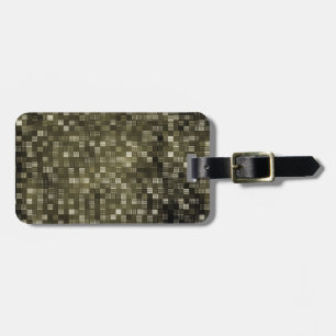 Brownstone Grid Luggage Tag