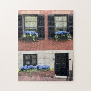 Brownstone in Boston Jigsaw Puzzle