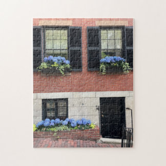 Brownstone in Boston Jigsaw Puzzle