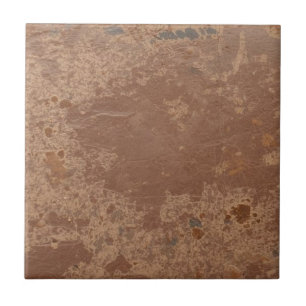 Brownstone vintage rustic simple rustic print tile
