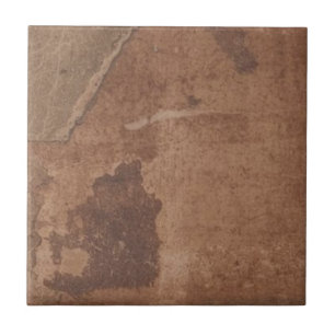 Brownstone vintage rustic simple rustic print tile