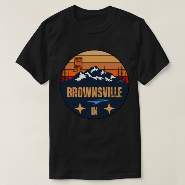 Brownsville, Indiana T-Shirt (Design Front)