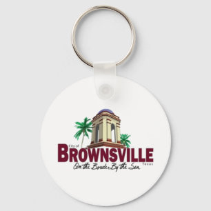 Brownsville (Texas) City flag Keychain