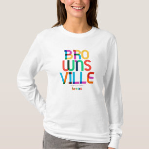 Brownsville Texas Mid Century, Pop Art, T-Shirt