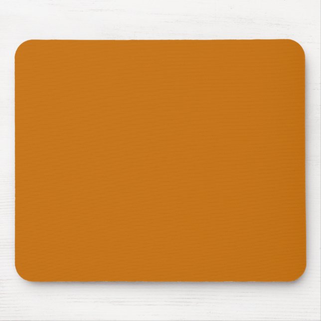 Browny Orange (solid colour)  Mouse Mat (Front)