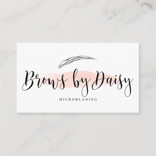 Brows by Daisy Business Card (Front)