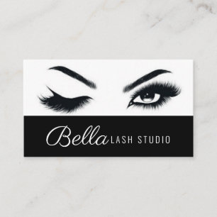 Brows & Lashes Salon Business Card