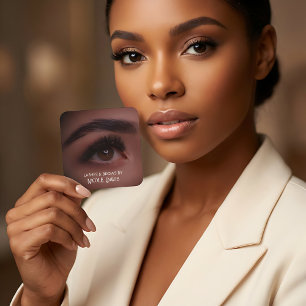 Brows & Lashes Tech Business Card