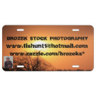 BROZEK STOCK PHOTOGRAPHY  Car Tag