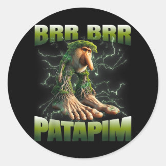 Brr Brr Patapim Classic Round Sticker