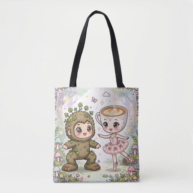 Brr Brr Patapim Forest Ballet Tote Bag (Front)