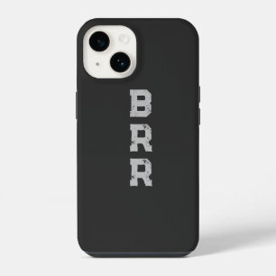 BRR Logo Grey Lettering iPhone 14 Case
